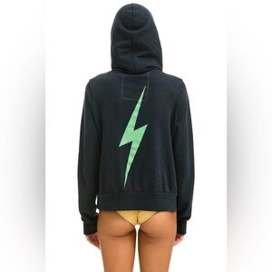 Aviator Nation Bolt ninja hoodie.  Size XL. NWT.  Black.